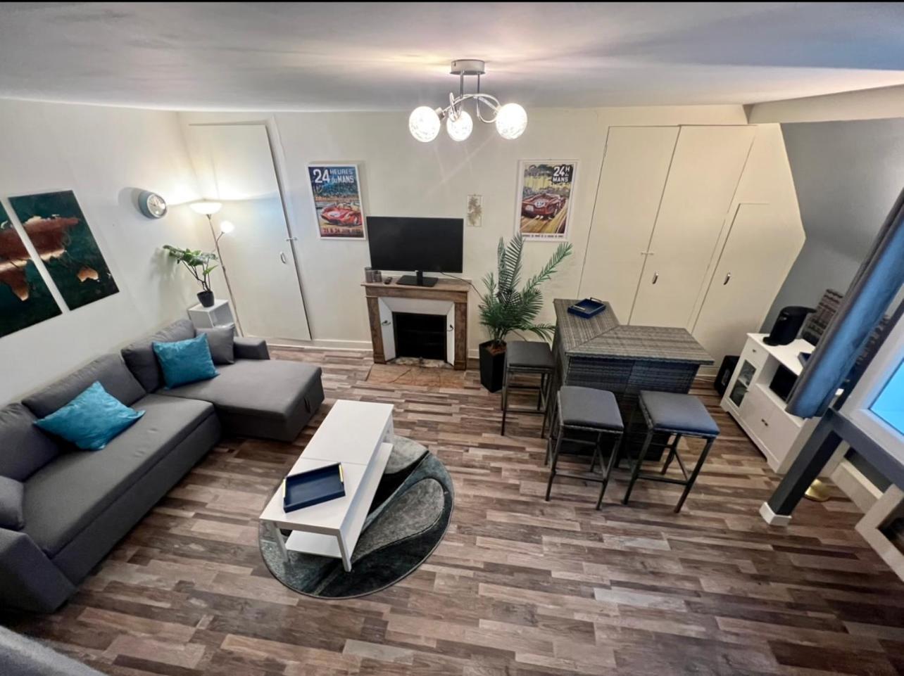 Duplex Au 2Eme Et De Notre Maison -Acces Au Jardin-Smart Tv-Streaming-Wifi Льо Ман Екстериор снимка